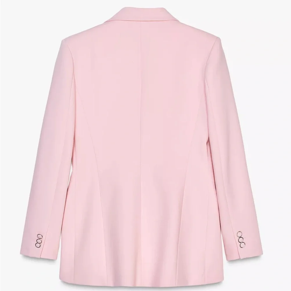 Zara Blush Pink Women's Blazer - Picture 5 of 6